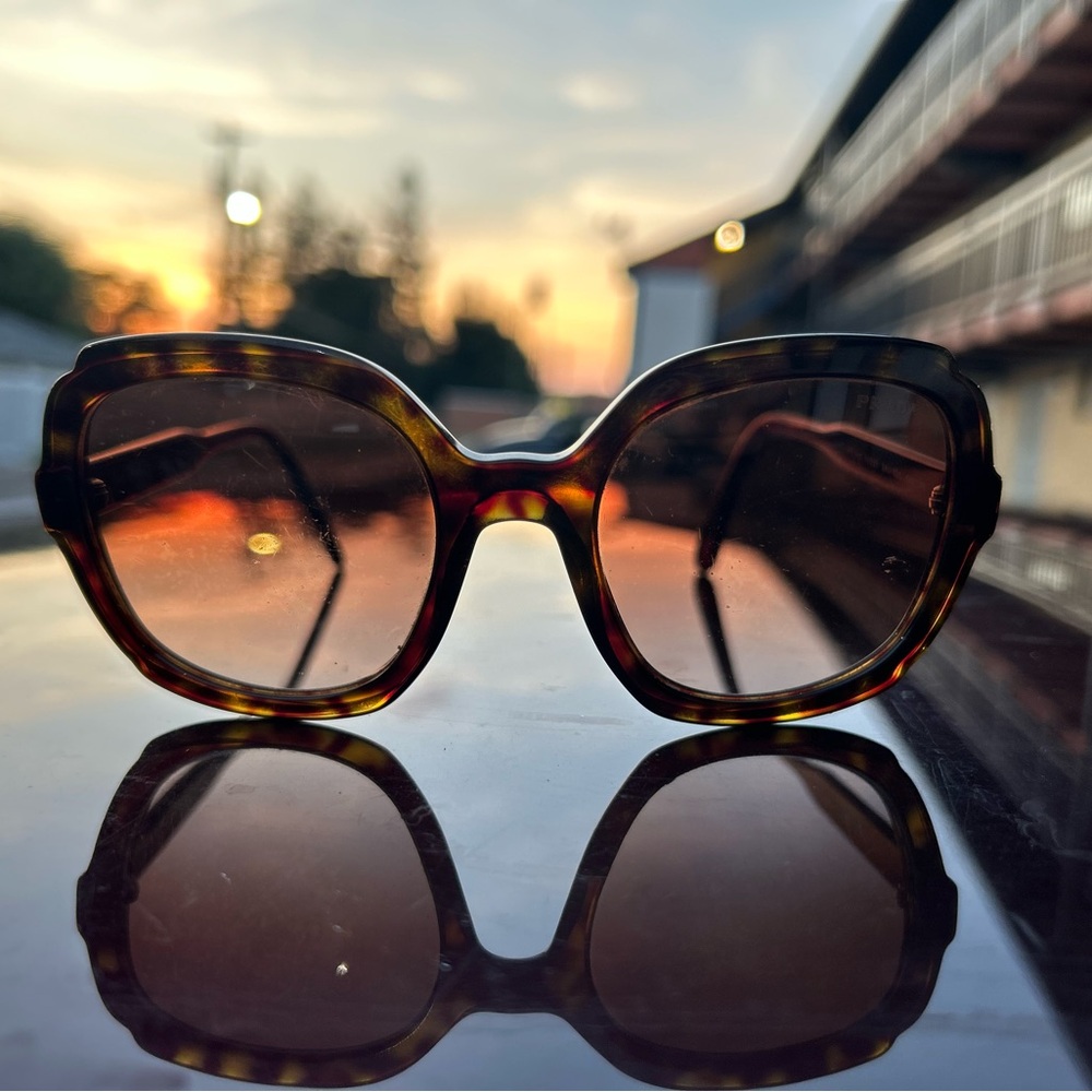 Prada Brown Tortoise Sunglasses